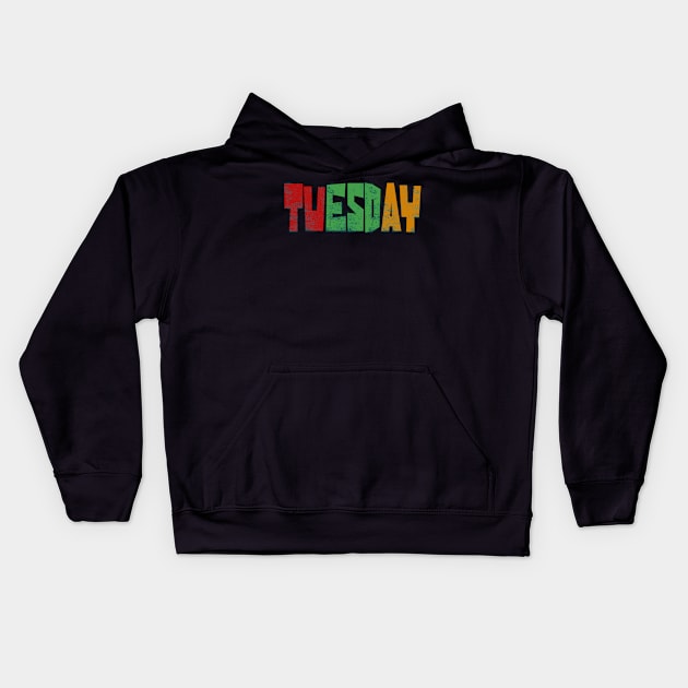 Tuesday Reggae Kids Hoodie by MonsterButterfly